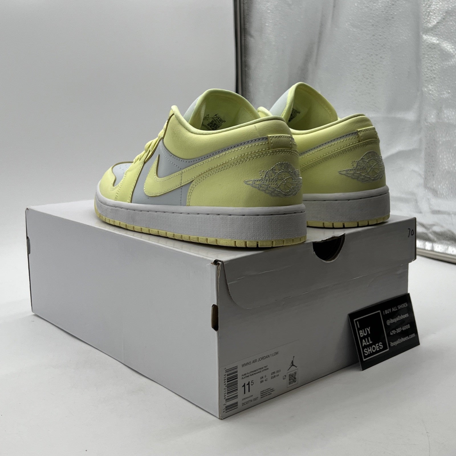 Size 11.5 - Nike Air Jordan 1 Low W Lemonade (DC0774-007)
