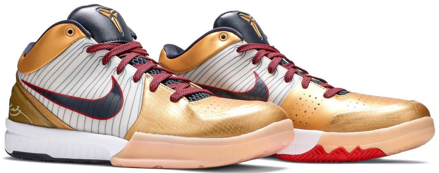 Size 13 - Nike Zoom Kobe 4 Gold Medal (344335-141)