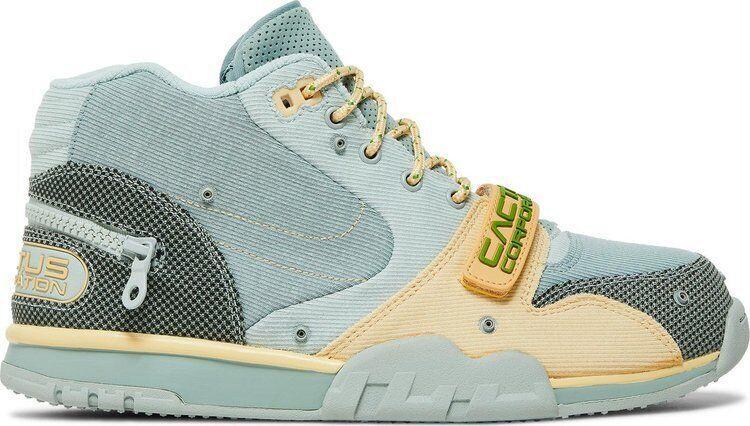 Size 12 - Nike Travis Scott x Air Trainer 1 SP Gray Blue Yellow (DR7515-001)