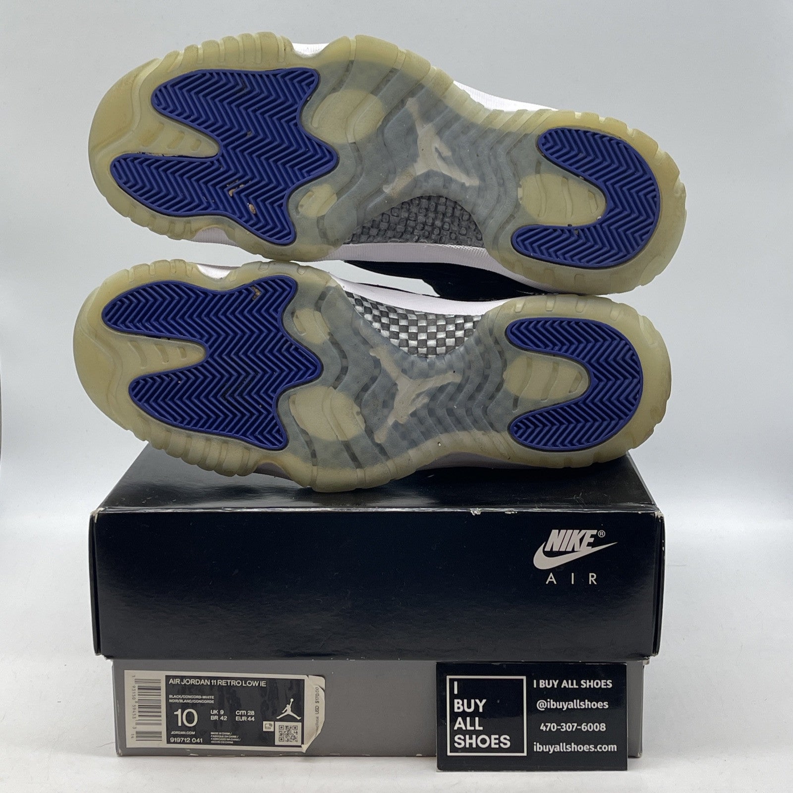 Size 10 - Air Jordan 11 Retro IE Low Space Jam Suede Leather (919712-041)