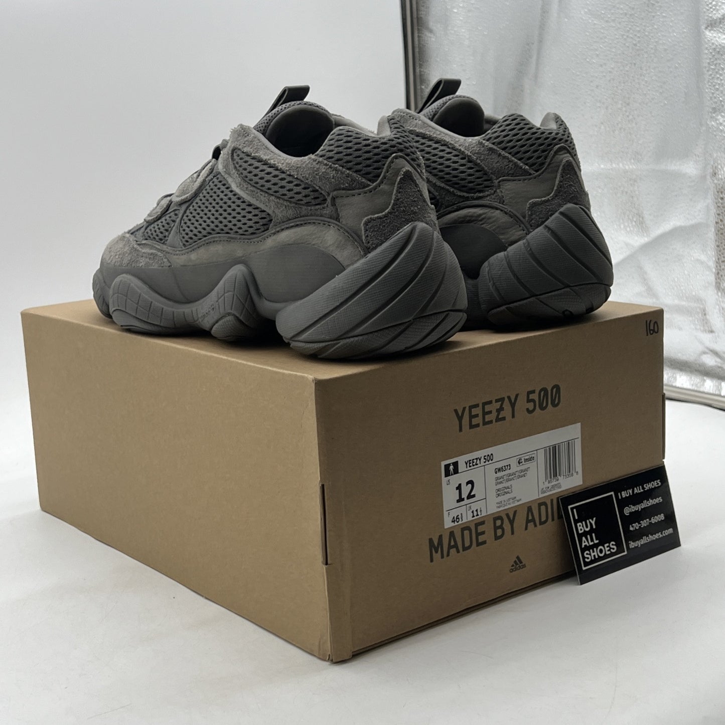 Size 12 - Adidas Yeezy 500 Granite 2022 (GW6373)