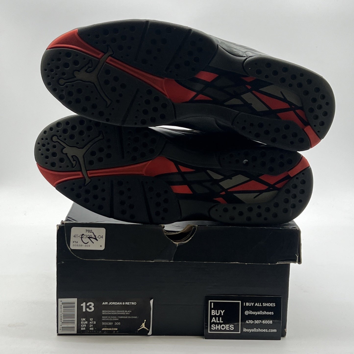 Size 13 - Air Jordan 8 Retro Take Flight (305381-305)