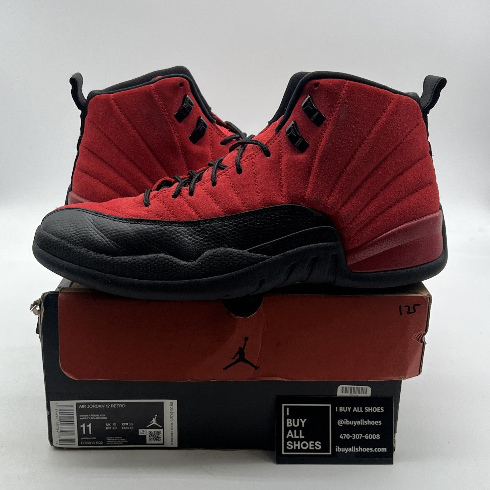 Size 11 - Air Jordan 12 Retro Reverse Flu Game 2020 (CT8013-602)