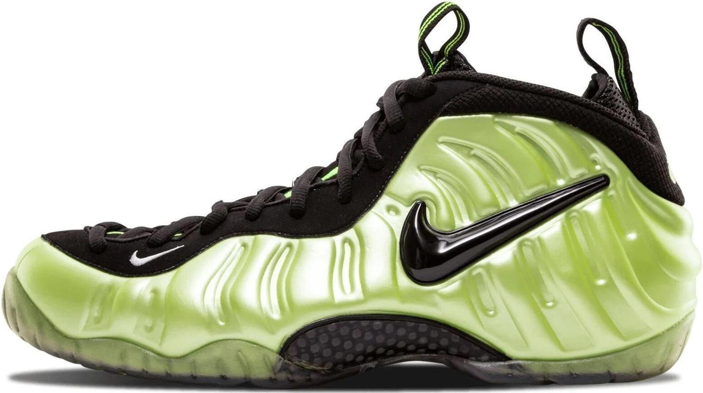 Size 11.5 - Nike Air Foamposite Pro Electric Green Black Suede (624041-300)