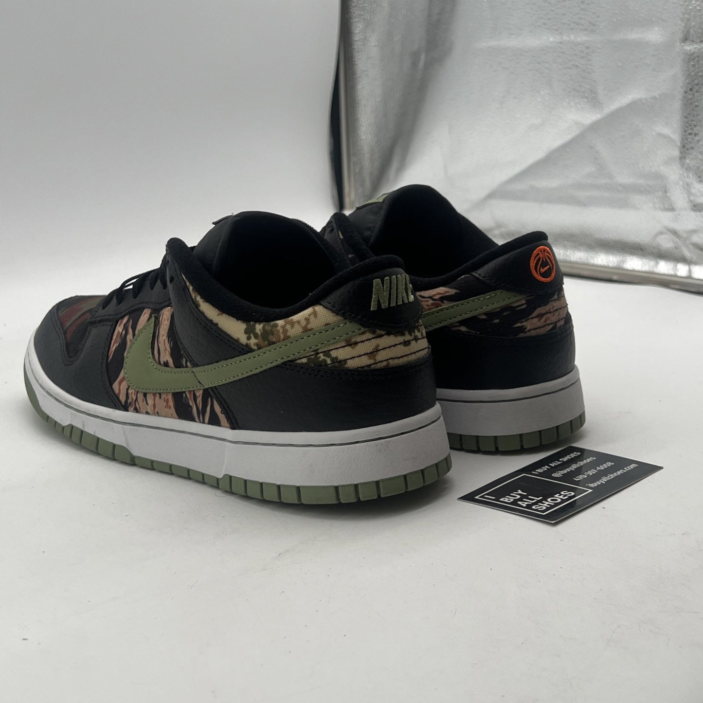 Size 12 - Nike Dunk SE Low Black Multi-Camo (DH0957-001)