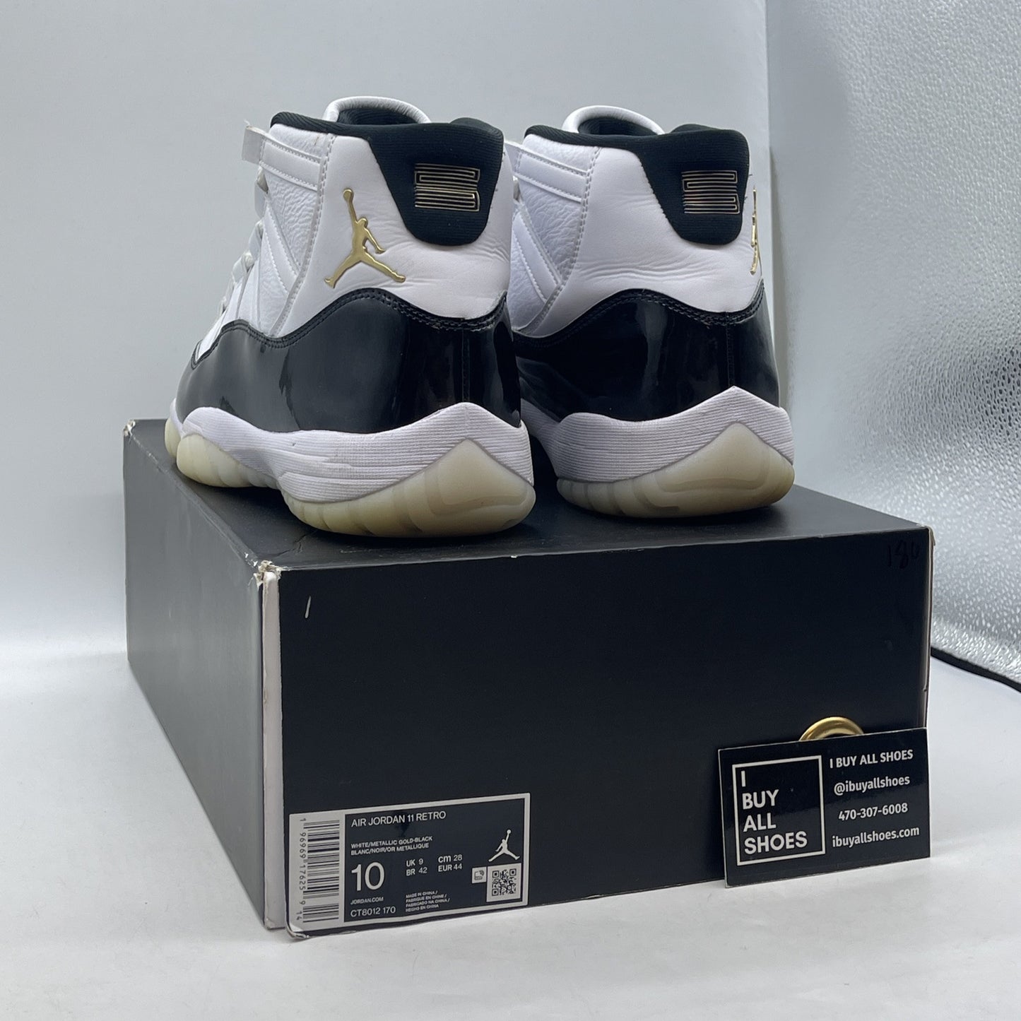 Size 10 - Jordan 11 Retro Mid Gratitude / Defining Moments black White Leather