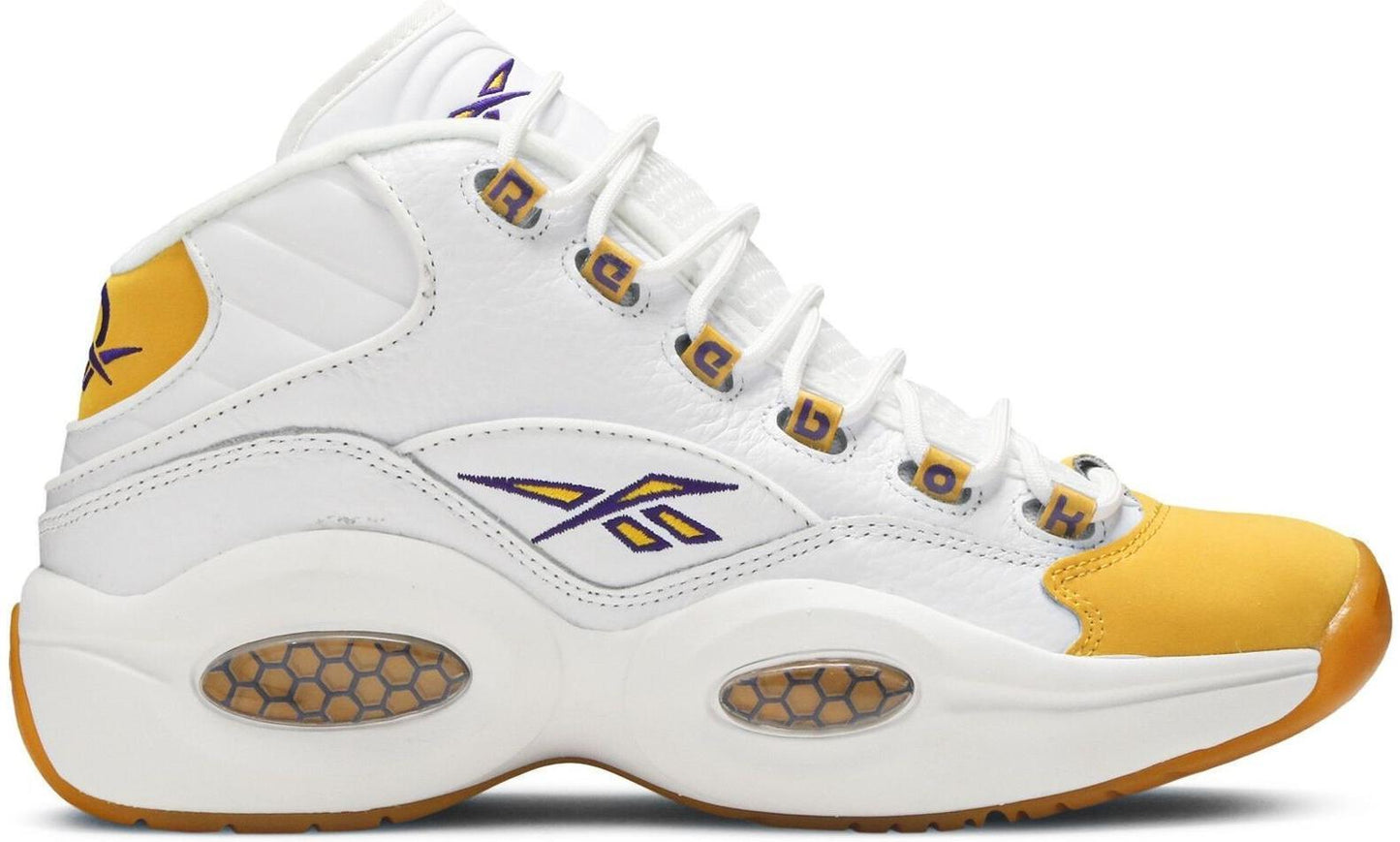 Size 14 - Reebok Question Mid Yellow Toe (FX4278)