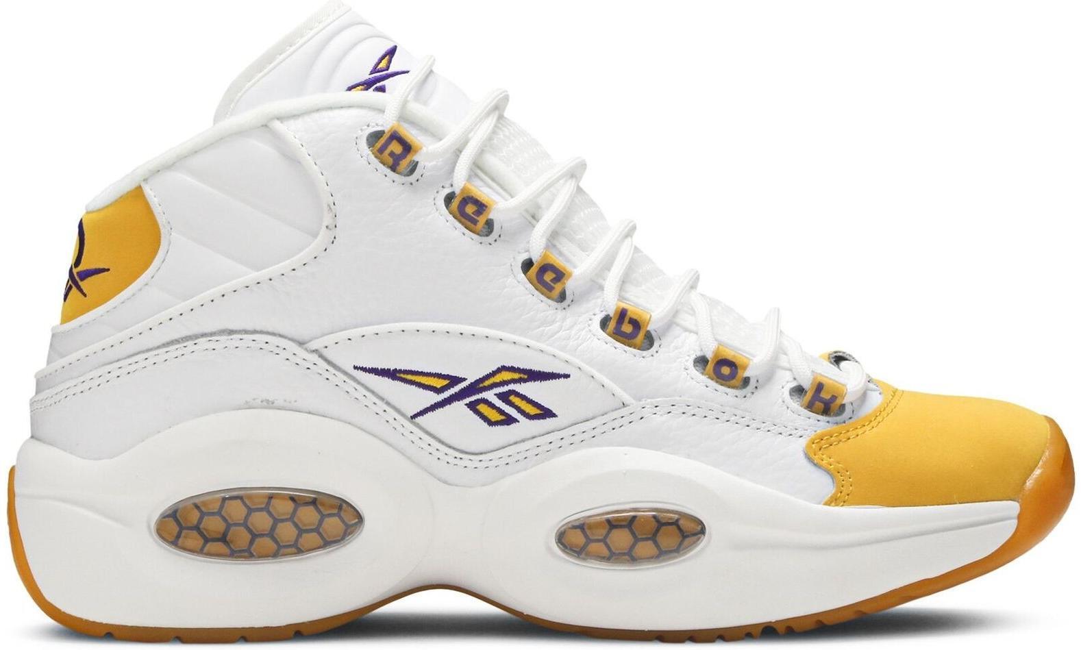 Size 14 - Reebok Question Mid Yellow Toe (FX4278)