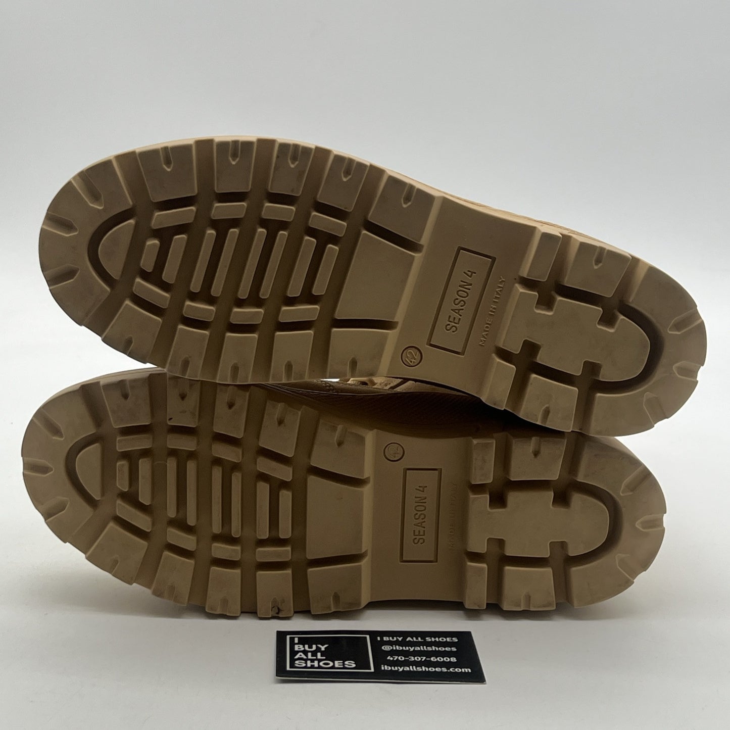 Size 42 (9) - Yeezy Combat Boots Season 4 Sand