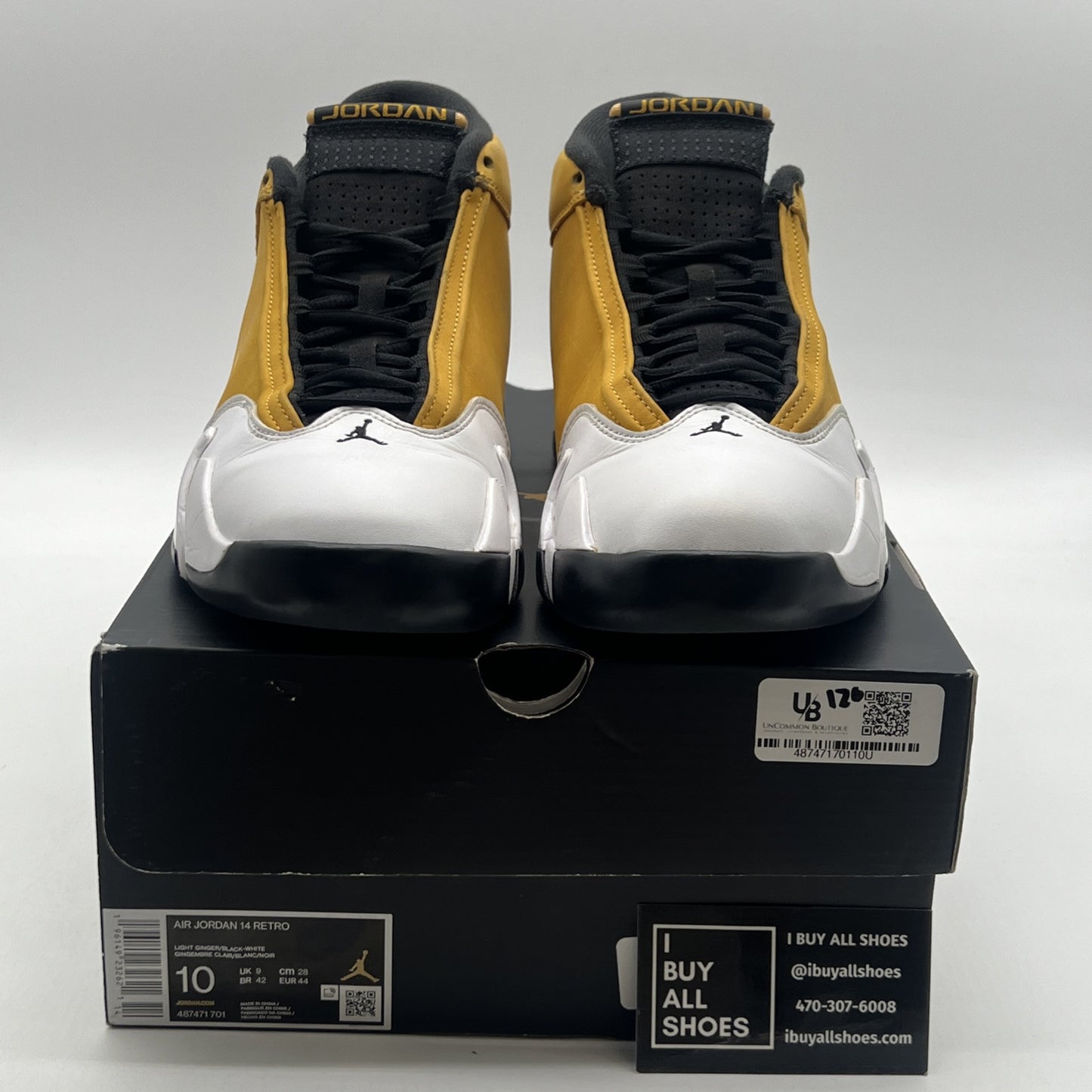 Size 10 - Air Jordan 14 Retro Light Ginger 2022 (487471-701)