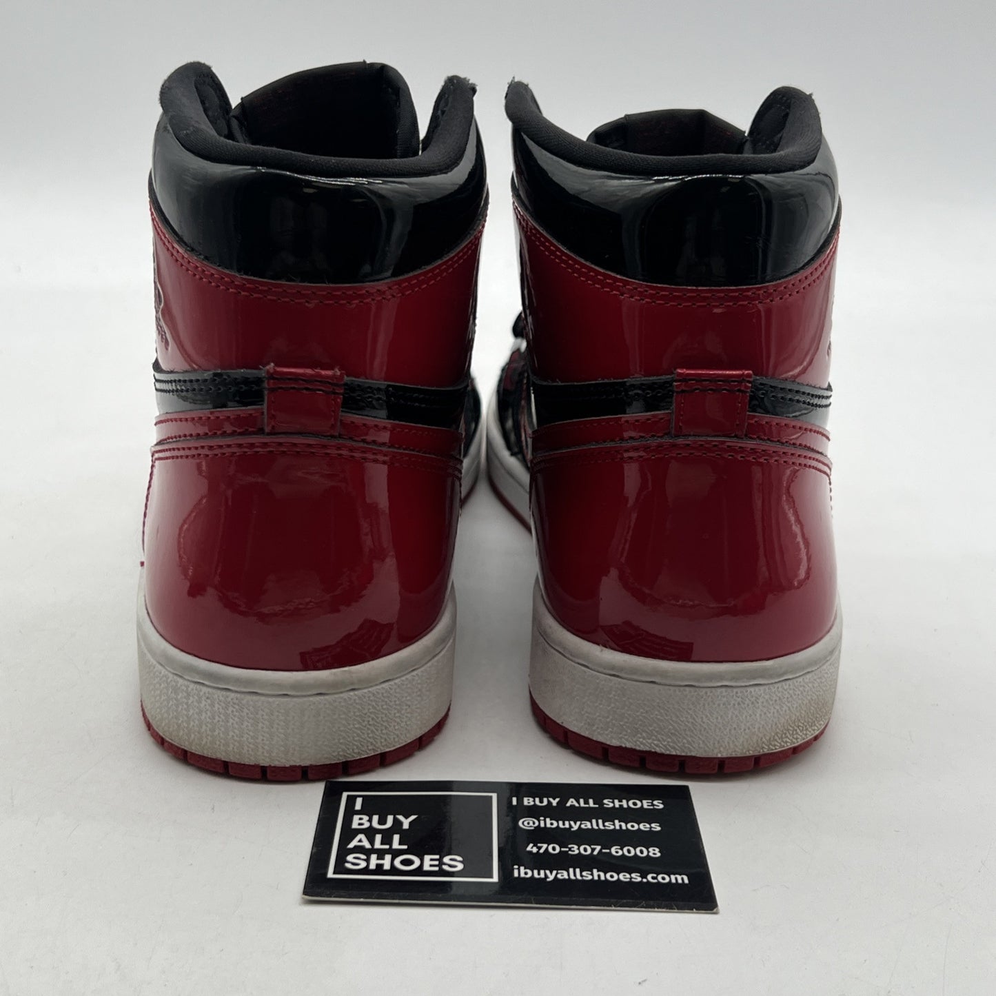 Size 10.5 - Air Jordan 1 Retro OG High Patent Bred (555088-063)
