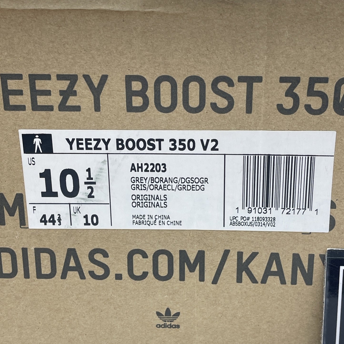 Size 10.5 - adidas Yeezy Boost 350 V2 Low Beluga 2.0 Grey Red Suede (AH2203)