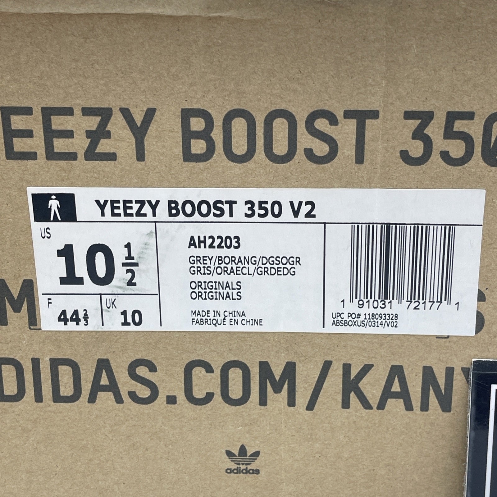 Size 10.5 - adidas Yeezy Boost 350 V2 Low Beluga 2.0 Grey Red Suede (AH2203)