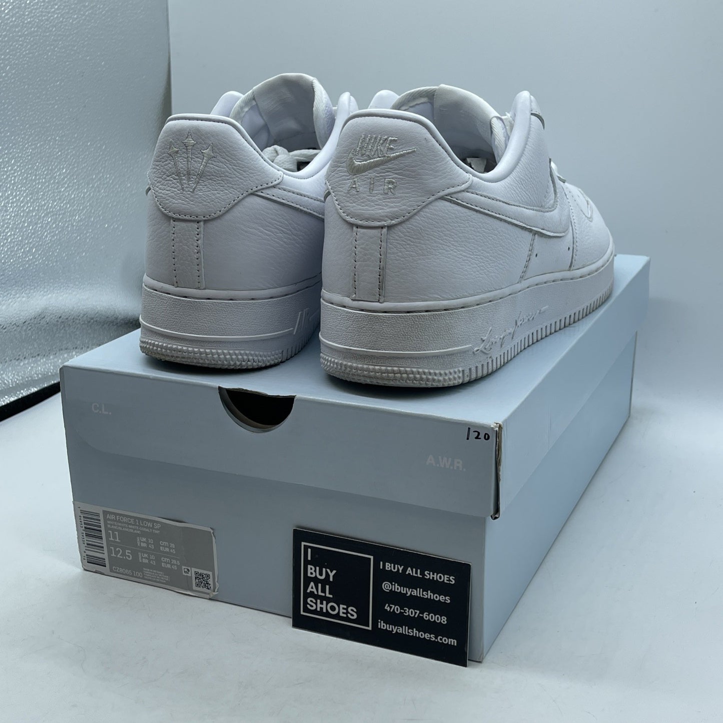 Size 11 - Nike Air Force 1 x NOCTA Low Certified Lover Boy White (CZ8065-100)