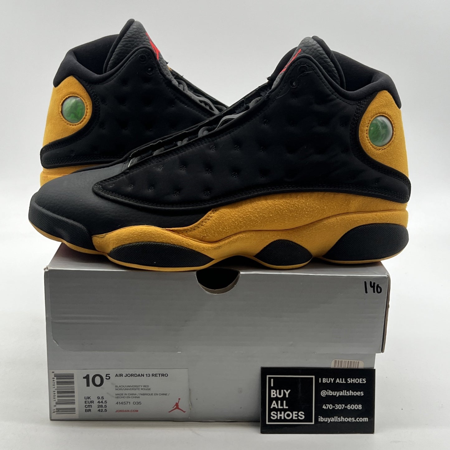 Size 10.5 - Air Jordan 13 Retro B-Grade Melo Class of 2002 (414571-035)