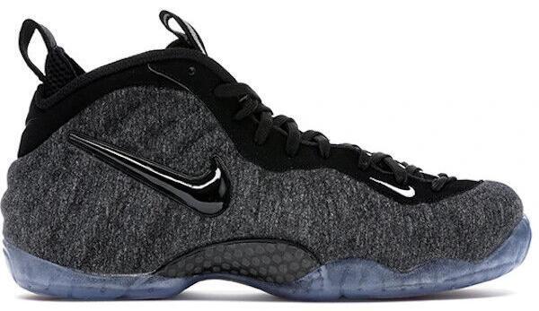 Size 11 - Nike Air Foamposite Pro Wool Fleece Grey Black Suede (624041-007)