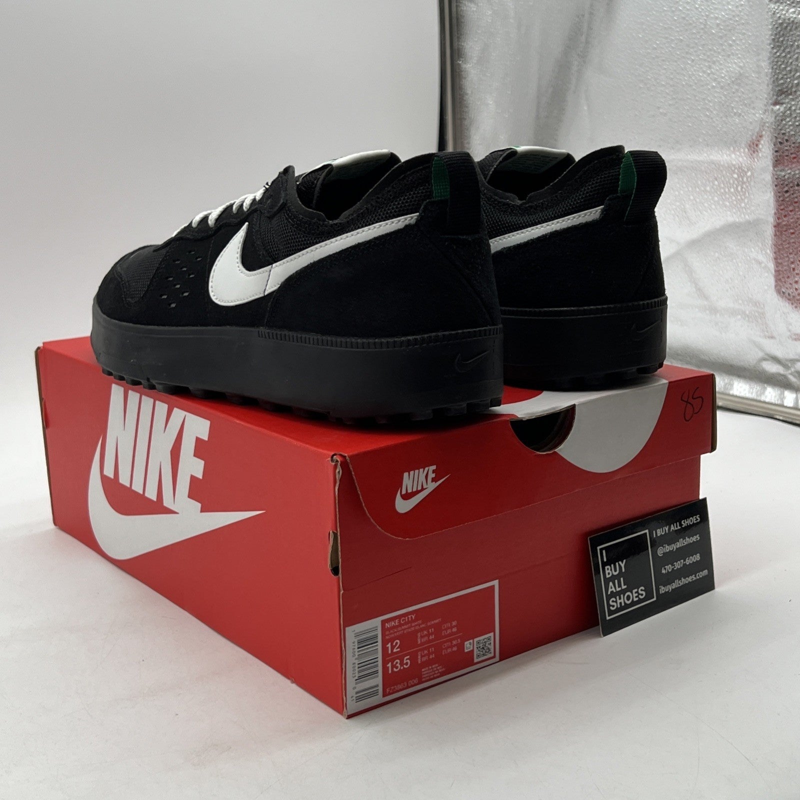 Size 12 - Nike C1TY Black Summit White (FZ3863-006)