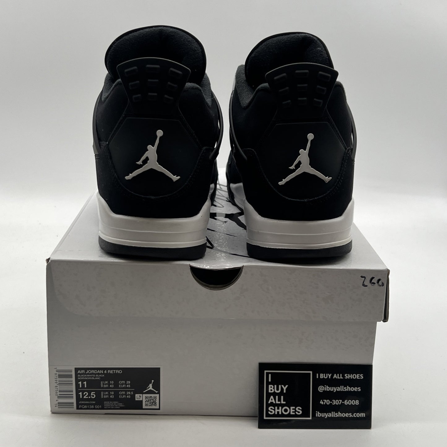 Size 11 - Air Jordan 4 Retro White Thunder (FQ8138-001)