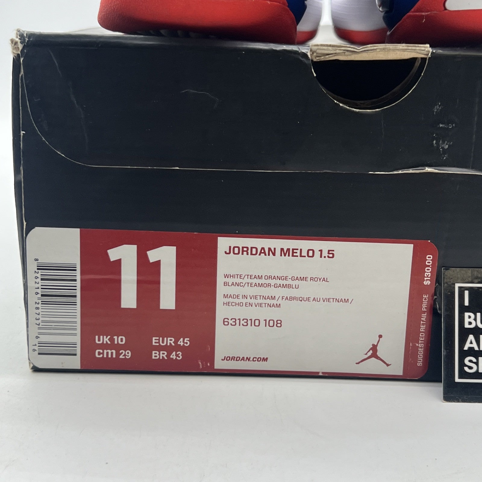Size 11 - Jordan Melo 1.5 Knicks (631310-108)