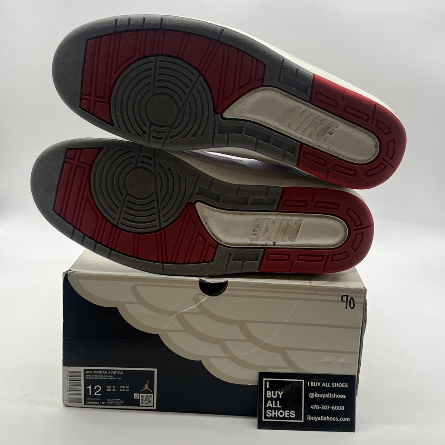 Size 12 - Air Jordan 2 Retro Origins (DR8884-101)