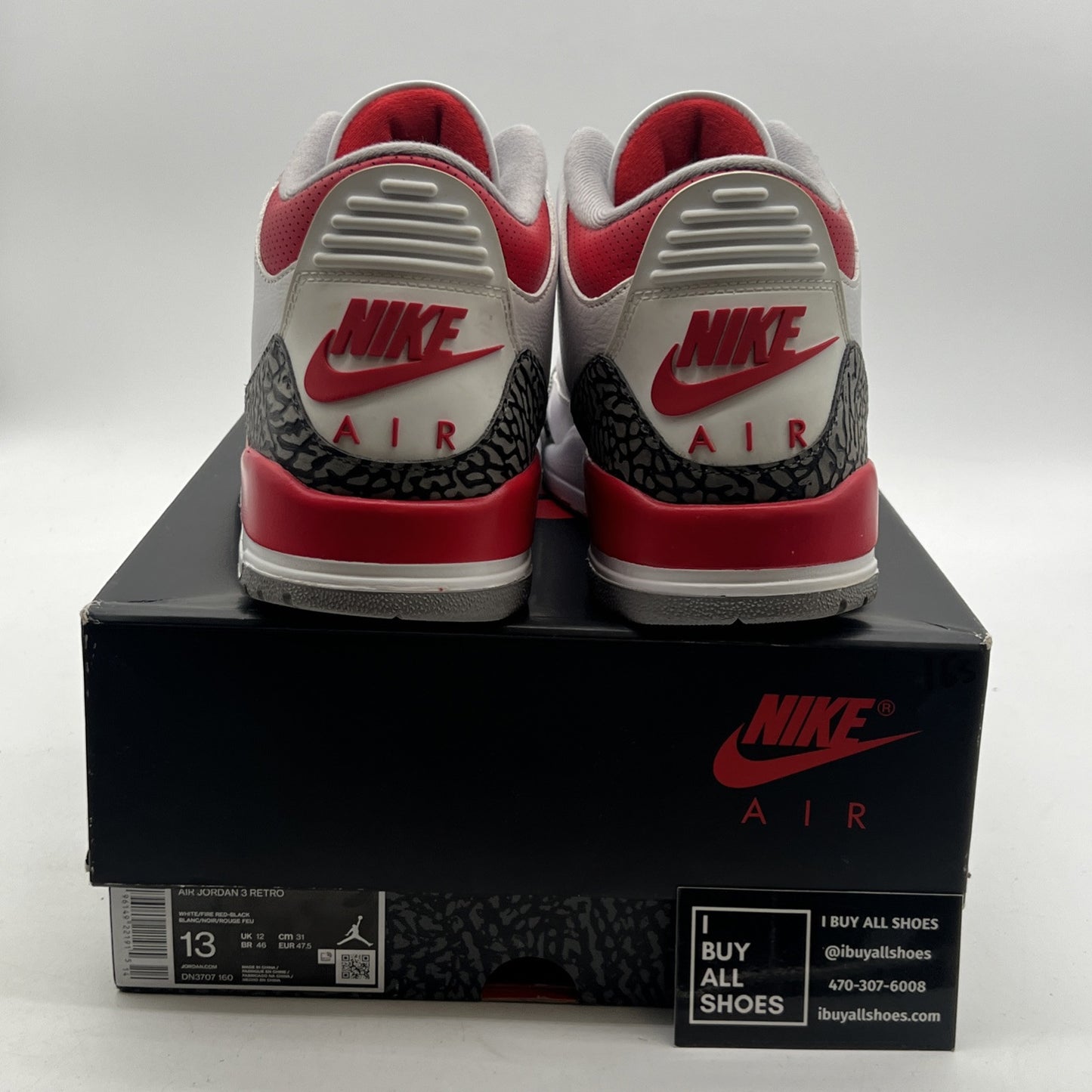 Size 13 - Air Jordan 3 Retro Mid Fire Red (DN3707-160)