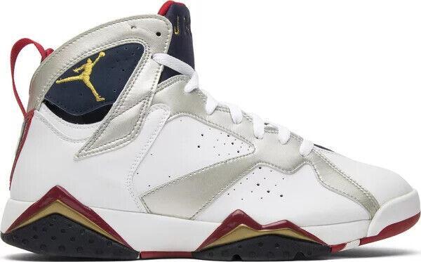 Size 9.5 - Air Jordan 7 Retro 2012 Olympic (304775-135)