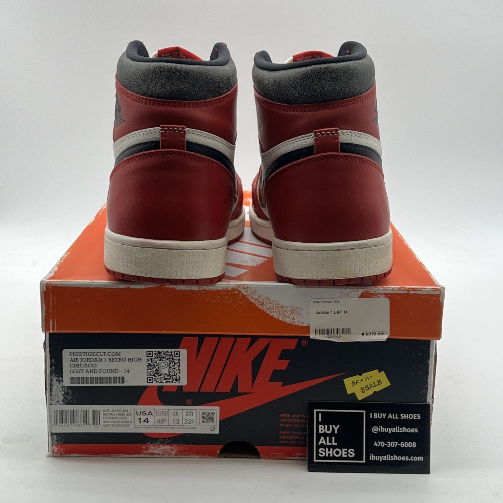 Size 14 - Air Jordan 1 Retro High OG Chicago Reimagined Lost & Found DZ5485-612