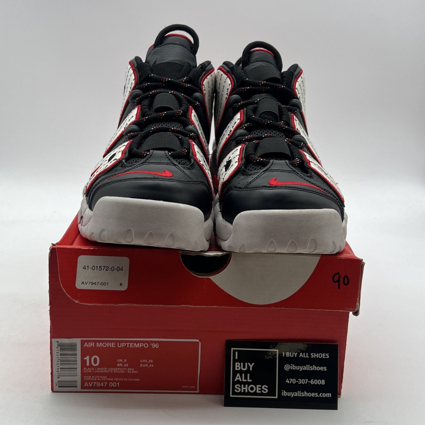 Size 10 - Nike Air More Uptempo Pinstripe (AV7947-001)