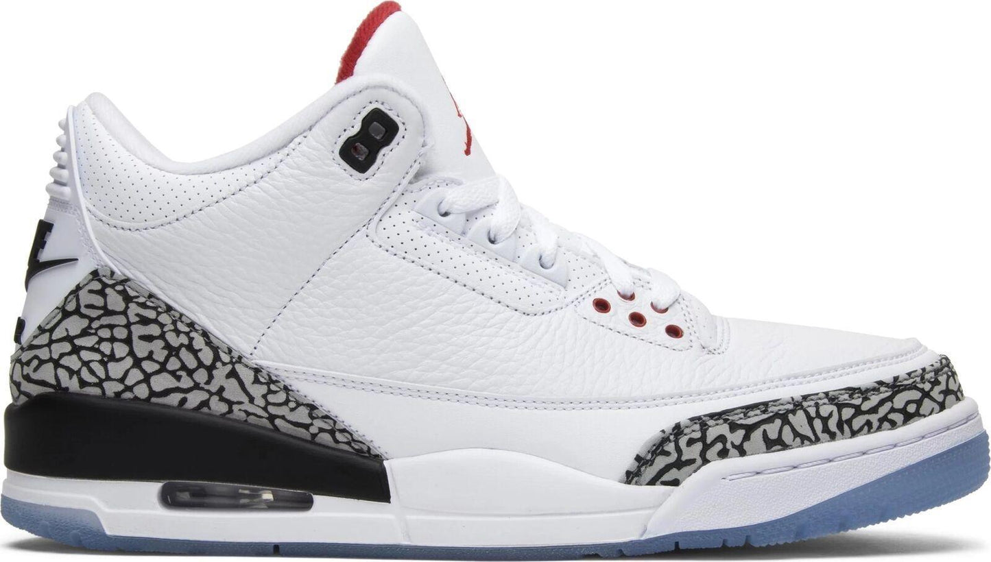 Size 11 - Air Jordan 3 Retro NRG Free Throw Line White Grey (923096-101)