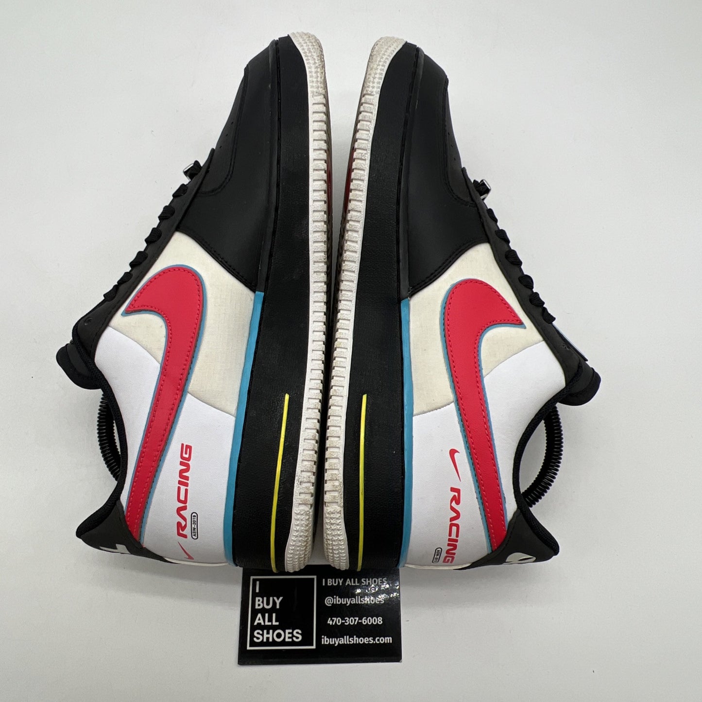 Size 9.5 - Nike Air Force 1 '07 QS Low Motorsport (AH8462-004)