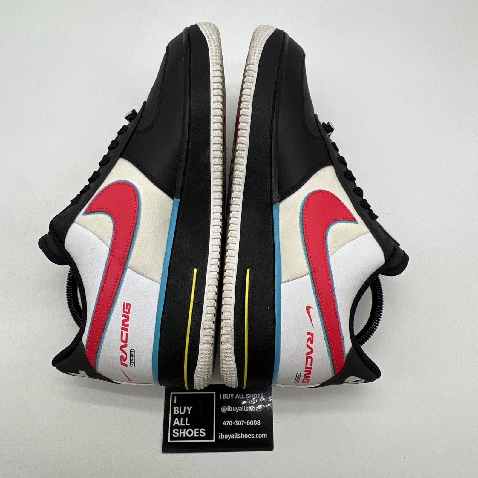 Size 9.5 - Nike Air Force 1 '07 QS Low Motorsport (AH8462-004)