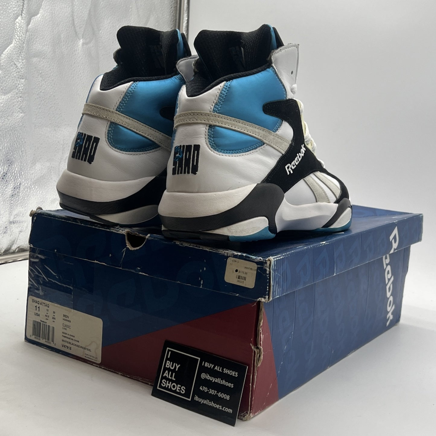 Size 11 - Reebok Shaq Attaq 2013 Orlando Magic (V47915)