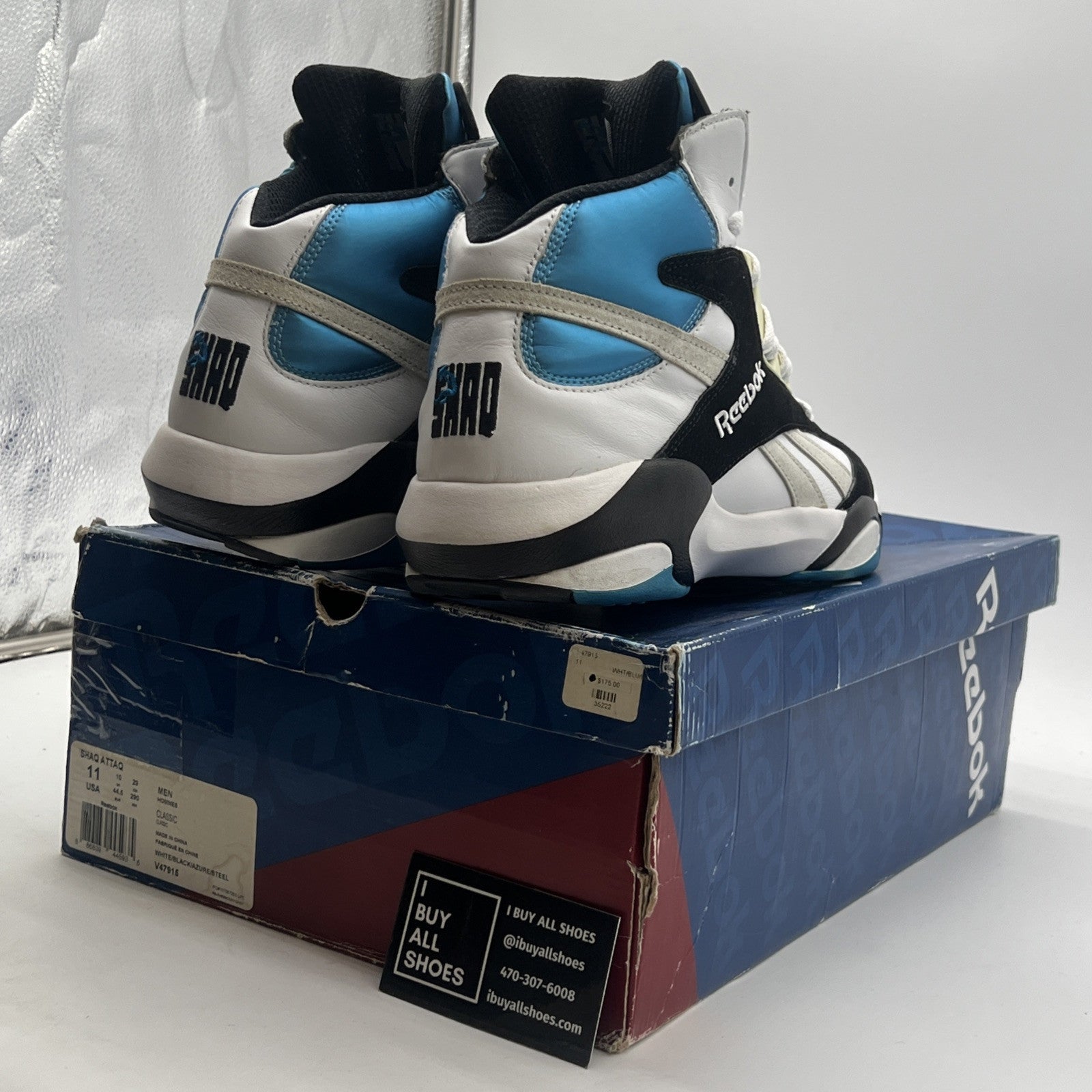 Size 11 - Reebok Shaq Attaq 2013 Orlando Magic (V47915)