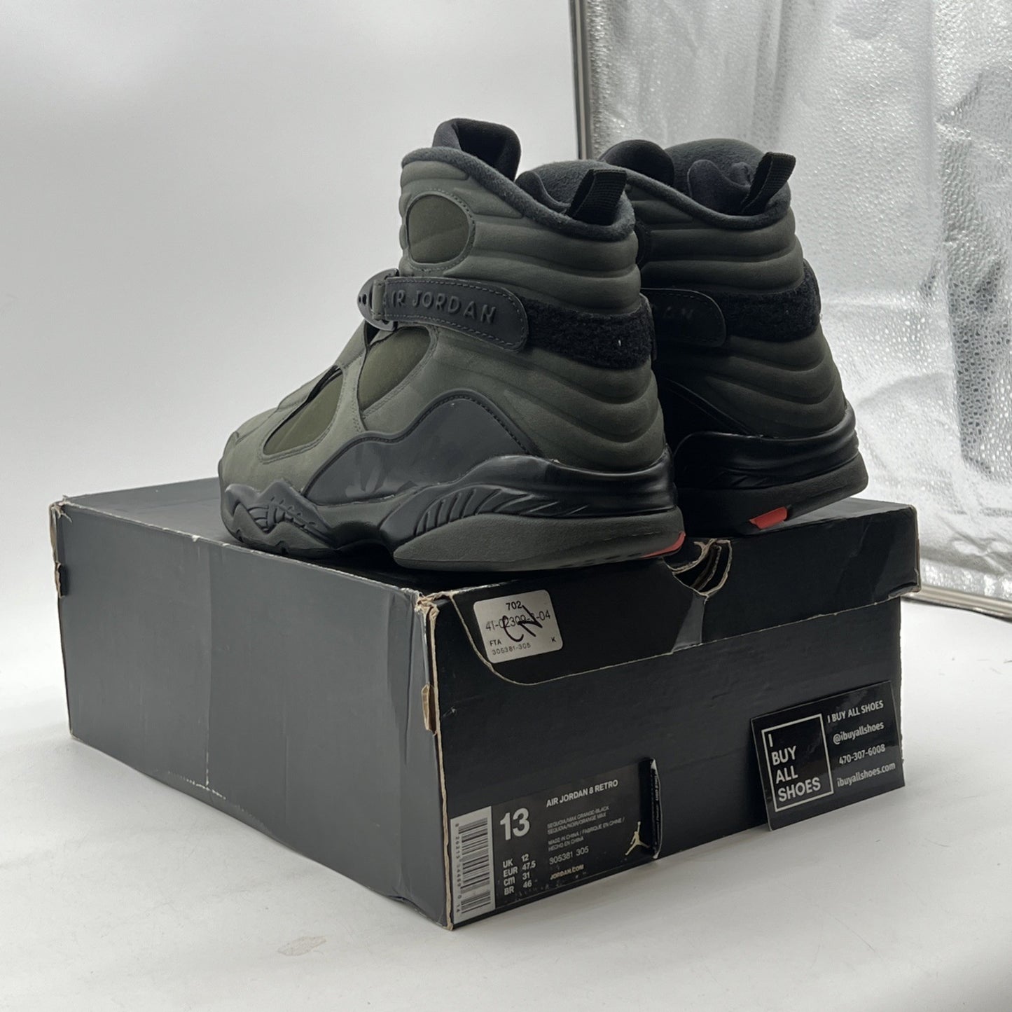 Size 13 - Air Jordan 8 Retro Take Flight (305381-305)
