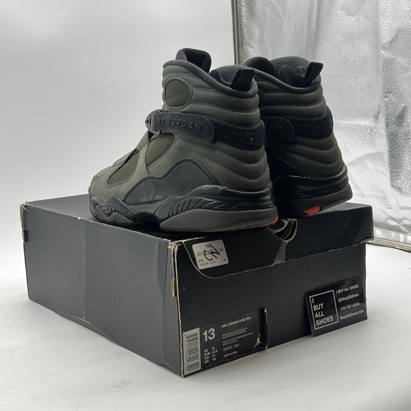 Size 13 - Air Jordan 8 Retro Take Flight (305381-305)