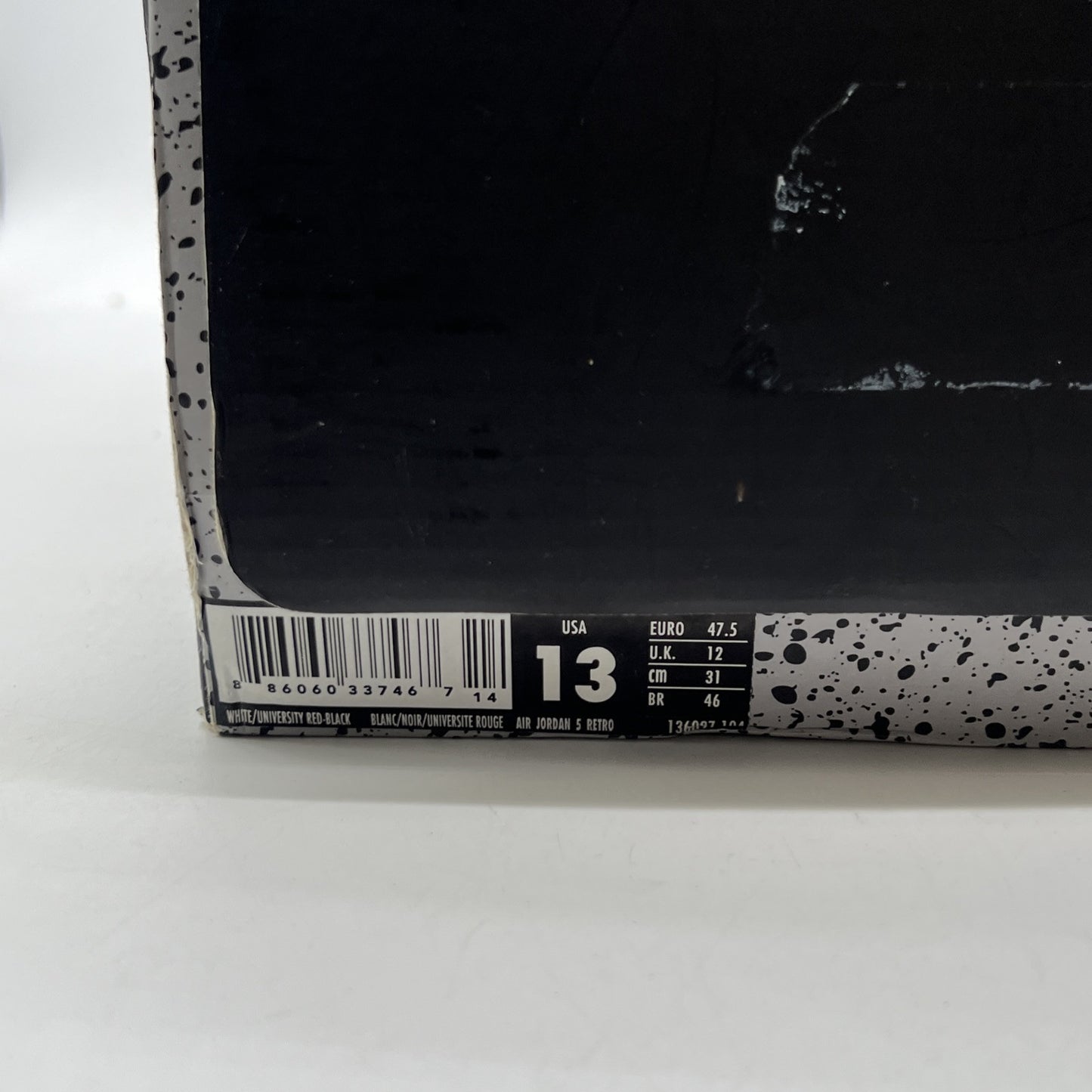 Size 13 - Air Jordan 5 Retro White Cement (136027-104)