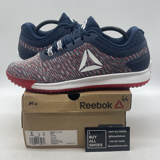Size 9 - Reebok JJ 2 Low Multi-Color Blue Res White Suede Leather (CN2219)