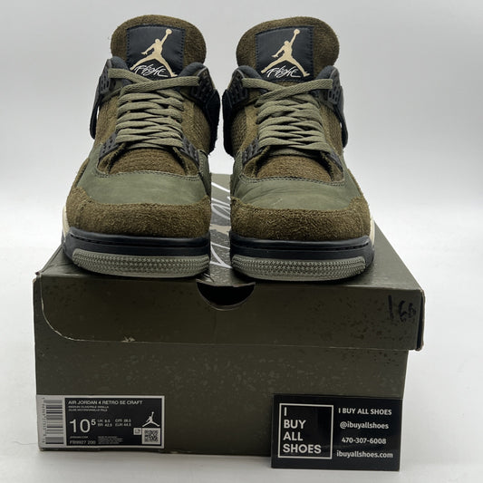 Size 10.5 - Air Jordan 4 SE Retro Low Craft - Olive (FB9927-200)