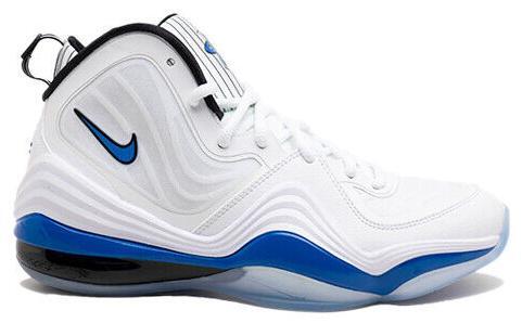 Size 10 - Nike Air Penny 5 Orlando Home White Blue Black Leather (CN0052-100)