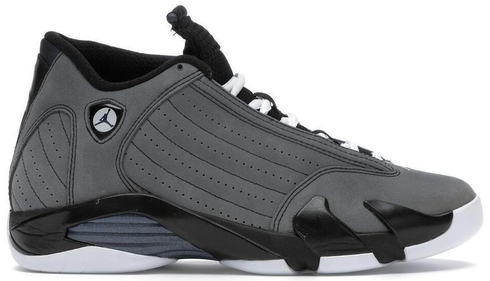 Size 9 - Air Jordan 14 Retro Graphite Navy Grey Black Suede (311832-011)
