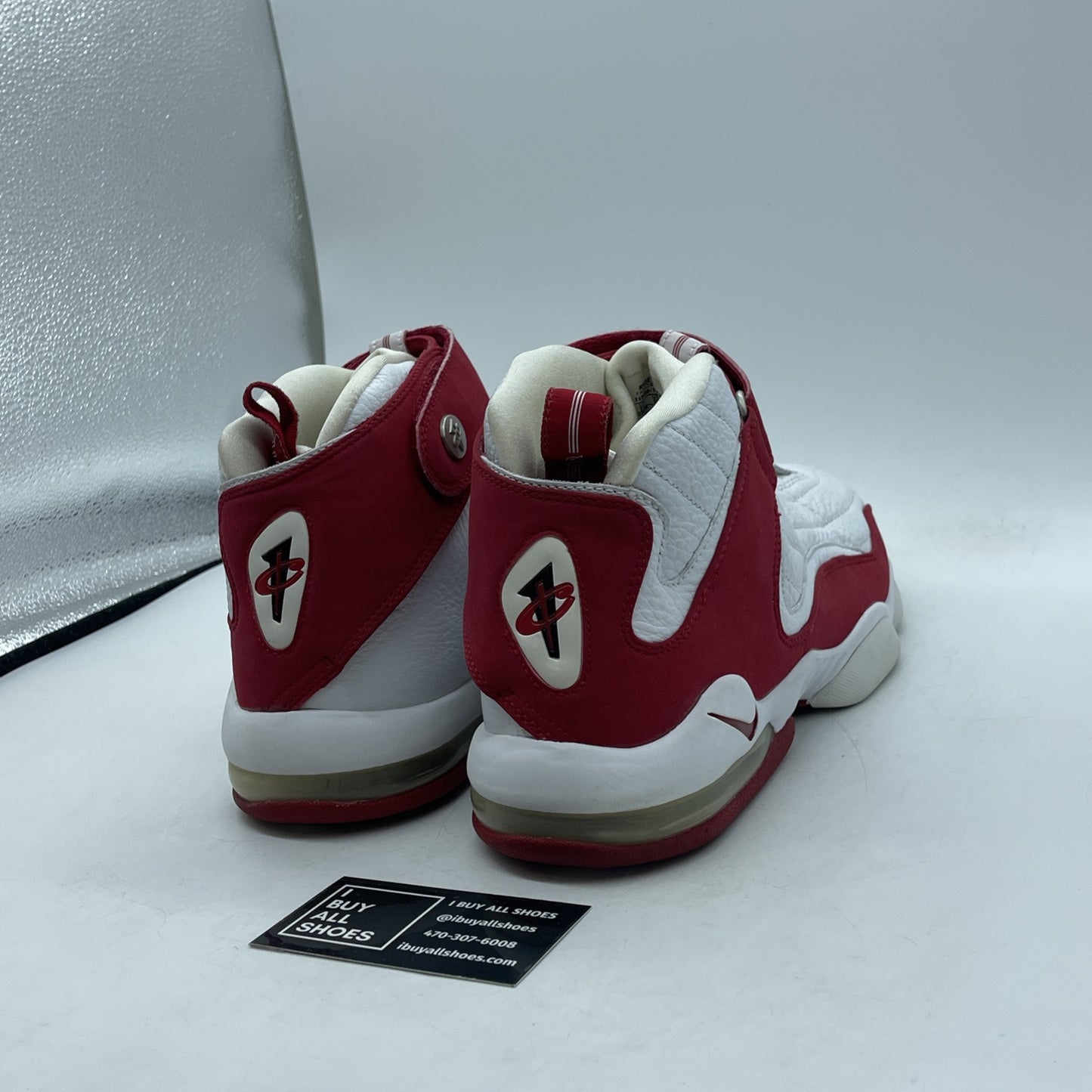 Size 11 - 2005 Vintage Nike Air Max Penny IV Hardaway white red (CV7562-300)