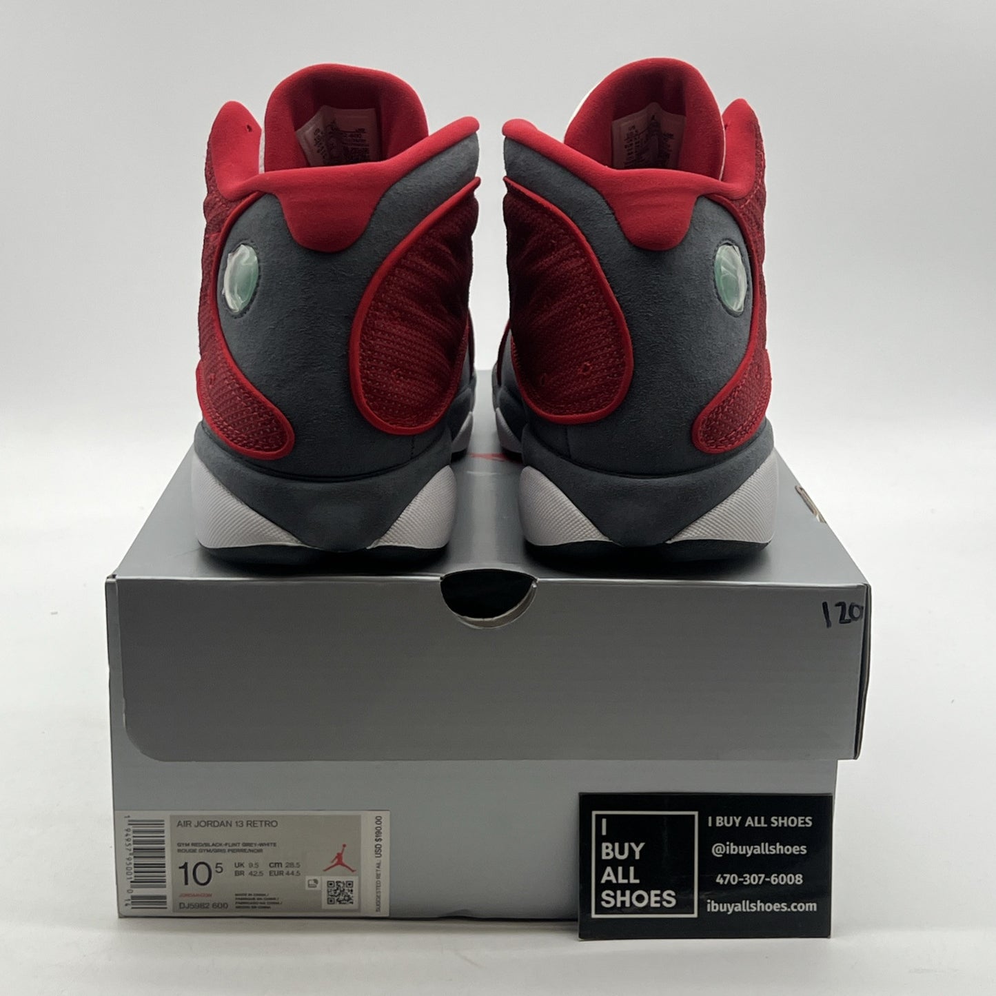 Size 10.5 - Air Jordan 13 Red/White - (DJ5982-600)