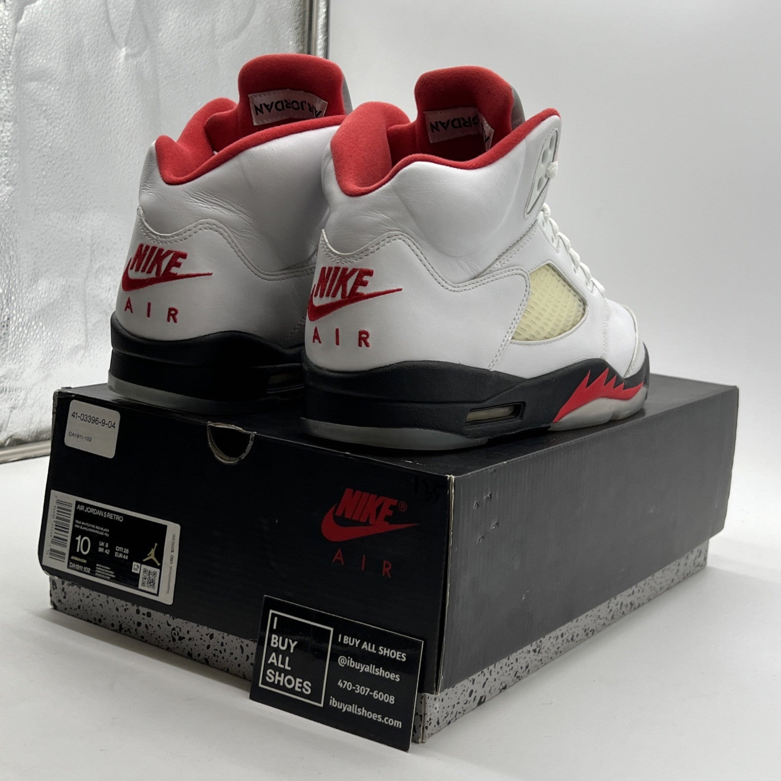 Size 10 - Air Jordan 5 Retro Mid Fire Red (DA1911-102)