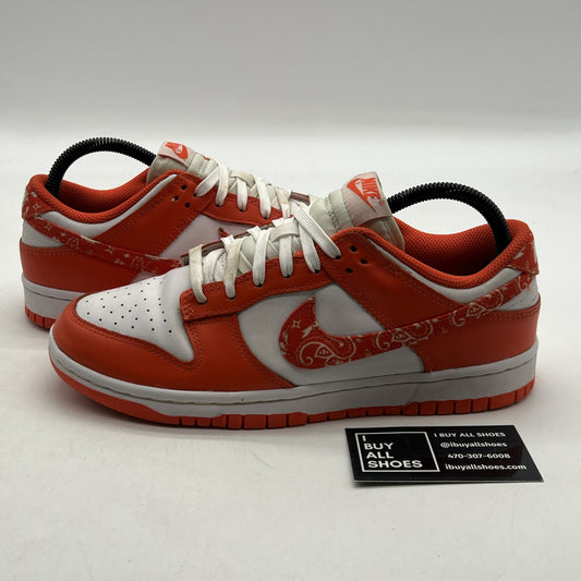 Size 9W - Nike Dunk Low Orange Paisley W (DH4401-103)