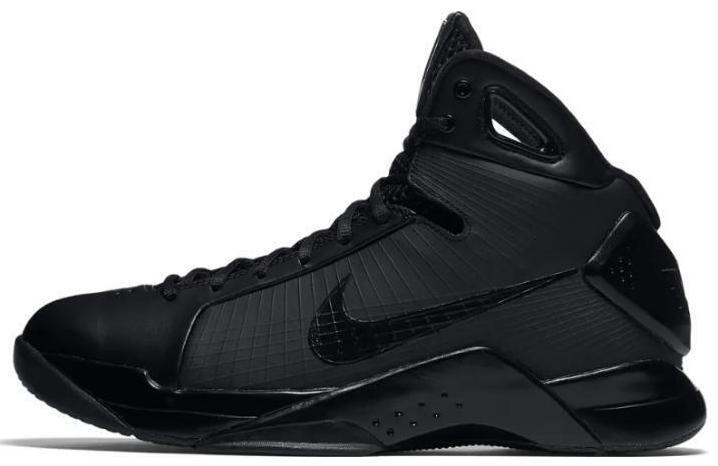Size 12 - Nike Hyperdunk '08 Retro Triple Black Leather Suede (820321-002)