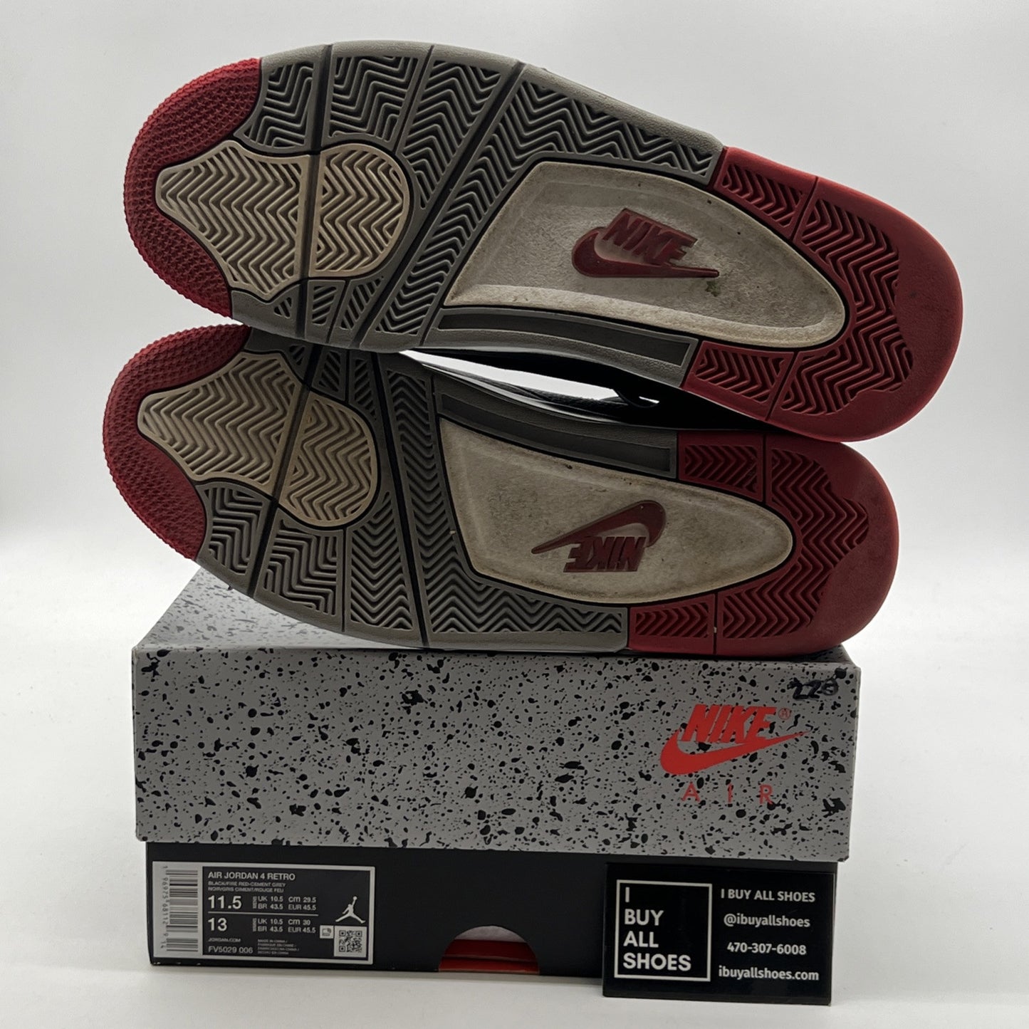 Size 11.5 - Air Jordan 4 Retro OG Mid Bred 2019 (FV5029-006)
