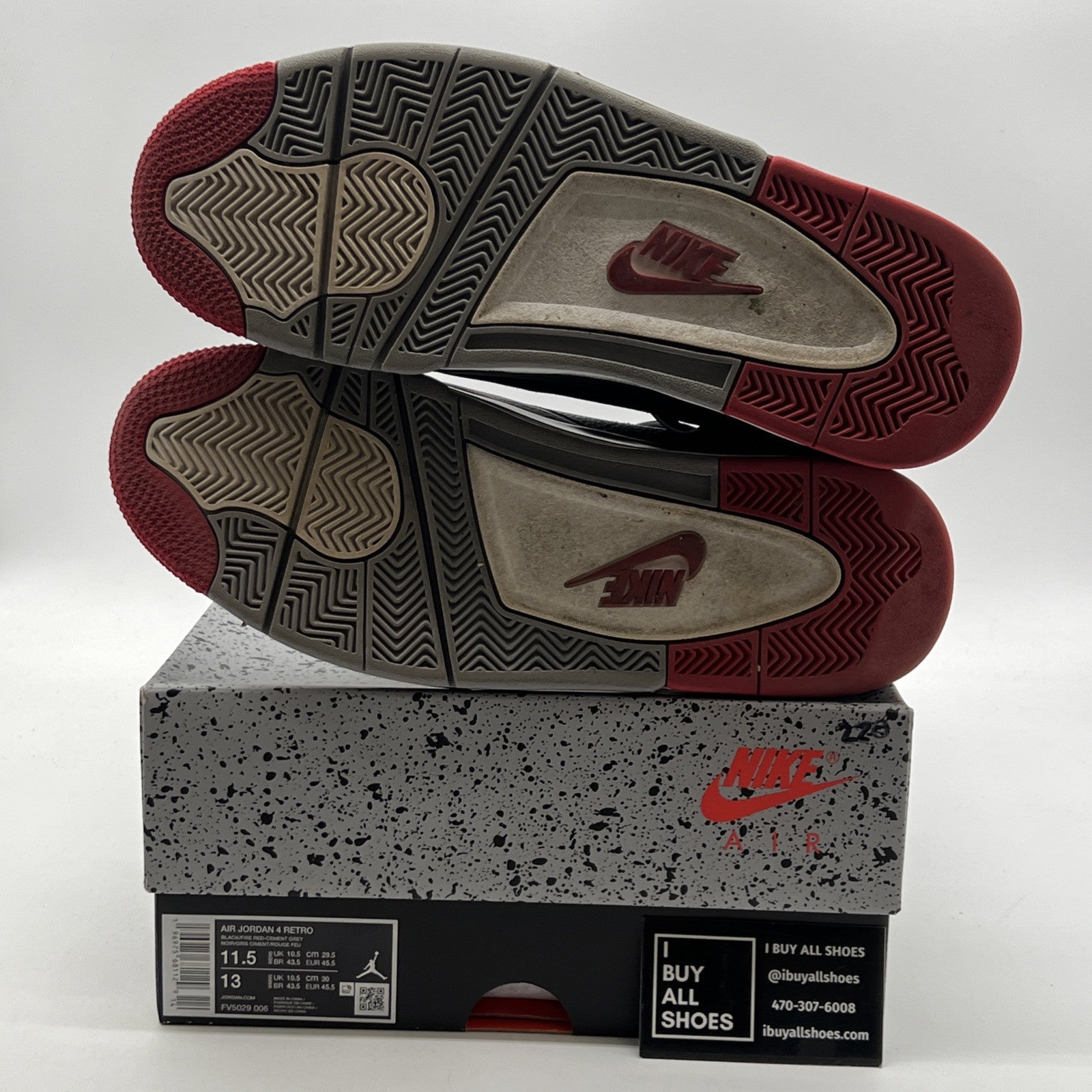 Size 11.5 - Air Jordan 4 Retro OG Mid Bred 2019 (FV5029-006)