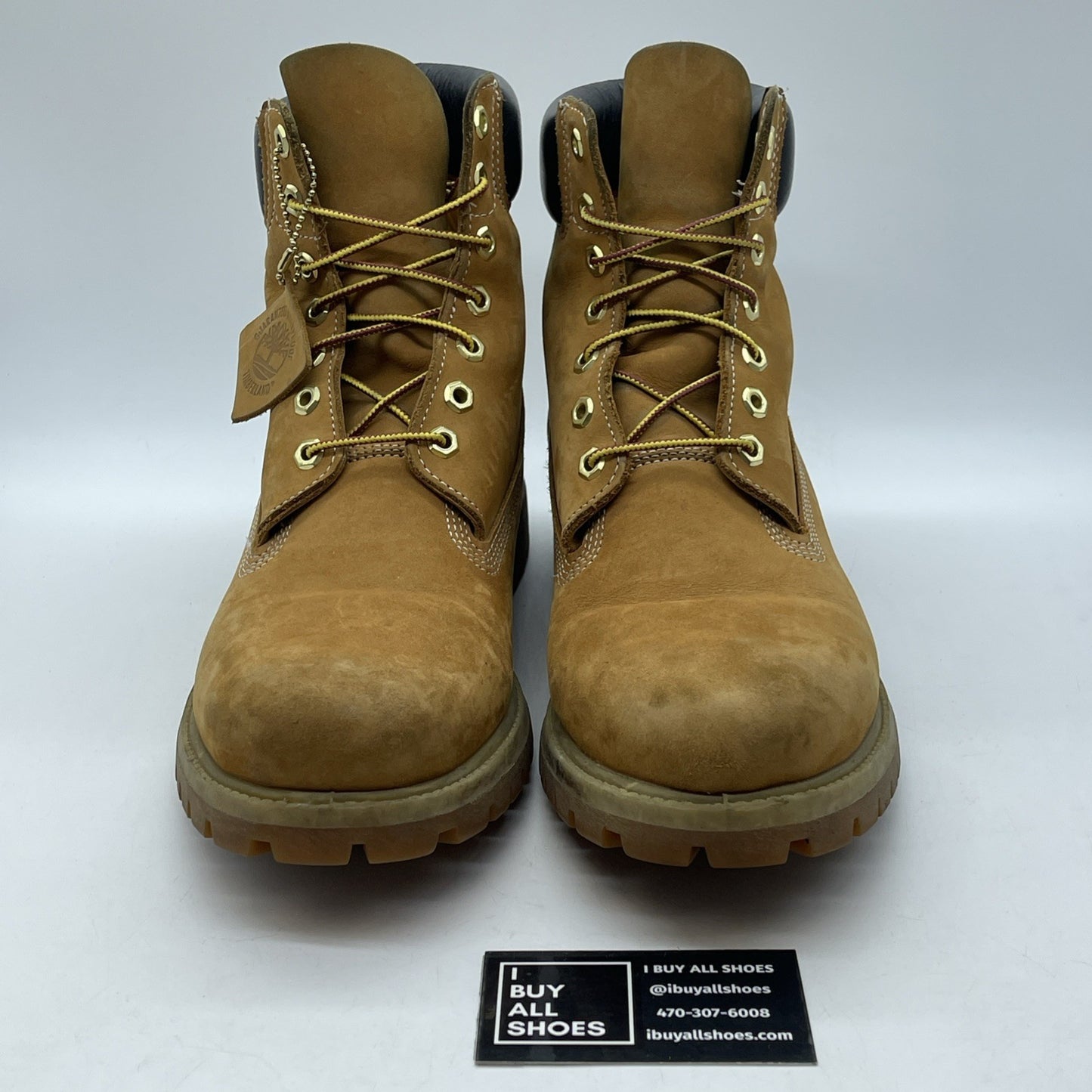 Size 11.5 - Timberland 6 Inch Basic Waterproof Boots Wheat Nubuck