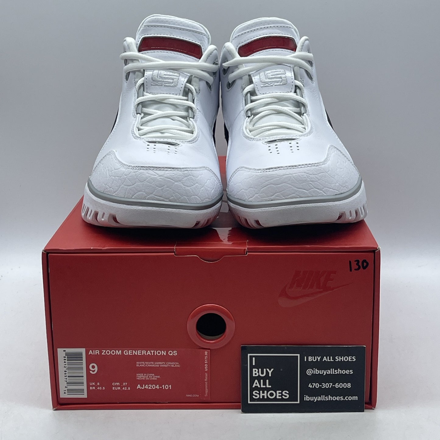 Size 9 - Nike Air Zoom Generation Retro QS Suede 2017 Debut (AJ4204-101)