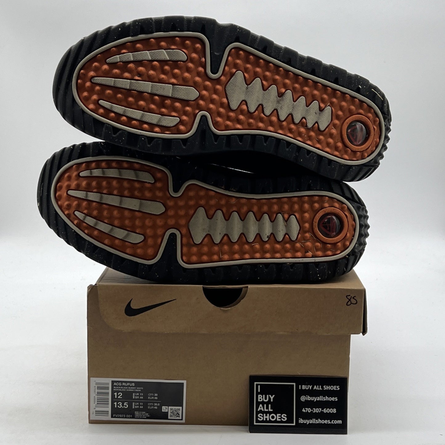 Size 12 - Nike ACG Rufus Triple Black (FV2923-001)